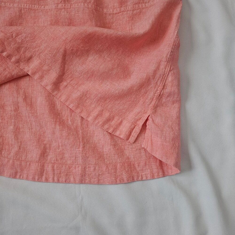 Athleta Sunset Glow Voyager Retreat Linen Tank Top Sz Large & Jogger Pants Sz 12 - Picture 7 of 16